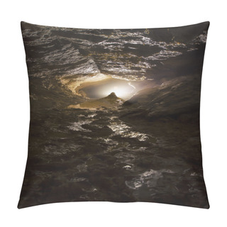 Personality  Light In A Dark Cave Pillow Covers