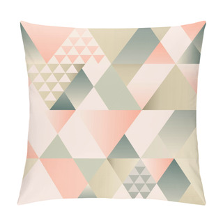 Personality  Seamless Pattern With Modern Geometric Texture, Vector Illustration Pillow Covers