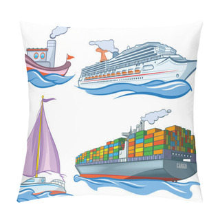 Personality  Water Transport Pillow Covers