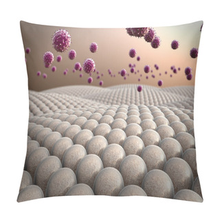 Personality  Macrophage, Virus Pillow Covers