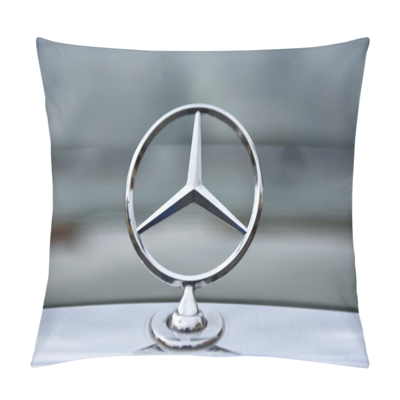 Personality  Mercedes vintage car sign from Germany pillow covers