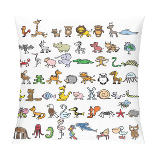 Personality  Cartoon Wild Animals Pillow Covers