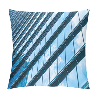 Personality  Beautiful Architecture Business Office Building With Window Glass Pattern In The Skyscraper City Pillow Covers