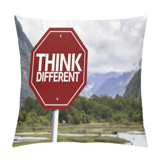 Personality  Think Different Red Sign Pillow Covers