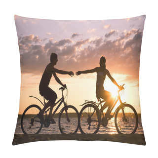 Personality  Riding Bicycles Pillow Covers