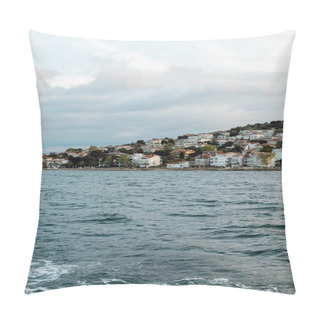 Personality  Various Of Modern White Turkish Houses Near Sea On Princess Islands Pillow Covers