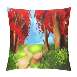 Personality  Magic Cartoon Landscape Pillow Covers