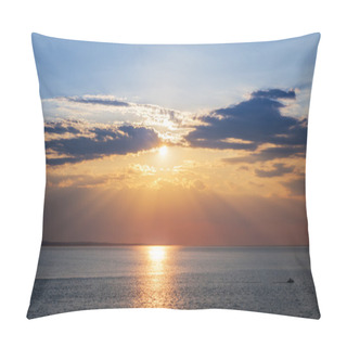 Personality  Ocean Sunset Pillow Covers