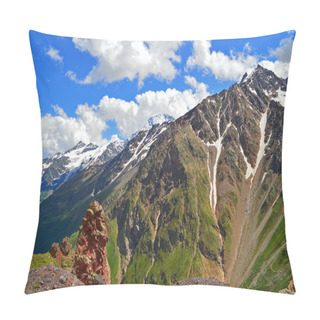 Personality  Caucasus Mountain Peaks Pillow Covers