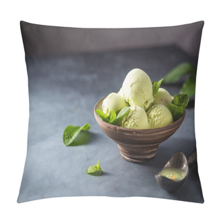 Personality  Green Mint Ice Cream Pillow Covers