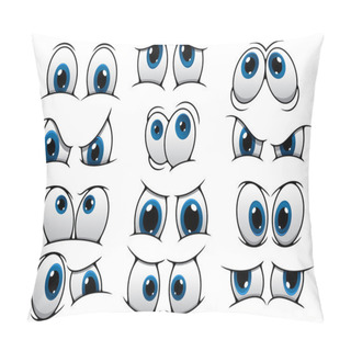 Personality  Funny Cartoon Eyes Set Pillow Covers