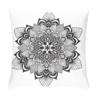 Personality  Contemporary Doily Round Lace Floral Pattern Pillow Covers