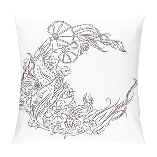 Personality  Iznik Style Floral Drawing Pillow Covers
