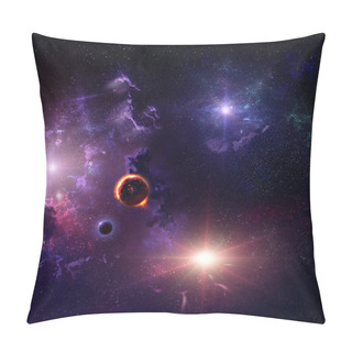 Personality  Starfield Stardust And Nebula Space Art Galaxy Creative Background Pillow Covers