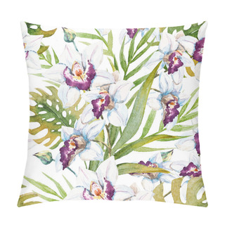 Personality  Watercolor Tropical Pattern Pillow Covers