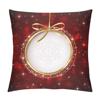 Personality  Red Shiny Background Pillow Covers
