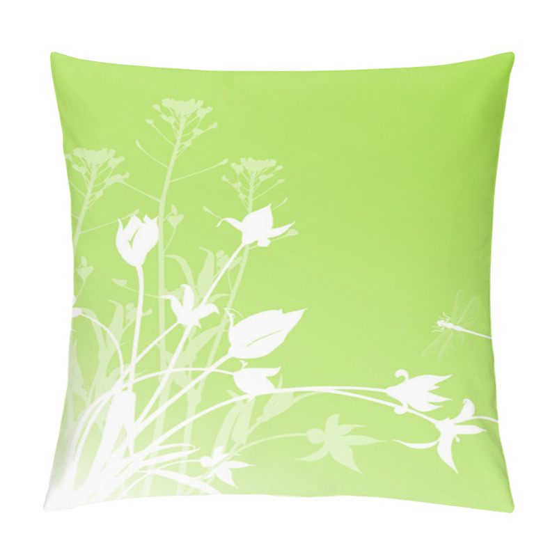 Personality  Abstract floral background with tulips pillow covers