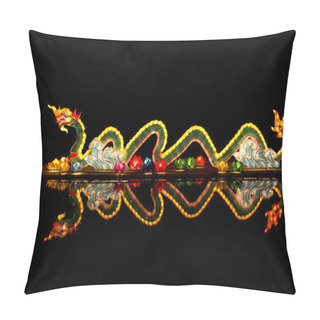 Personality  Naga Lantern At Pond In Lantern Festival ,Thailand Pillow Covers