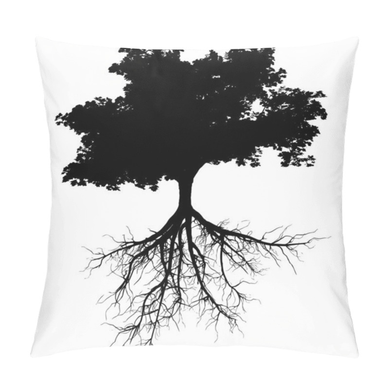 Personality  Tree Silhouette Pillow Covers