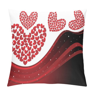 Personality  Vector Illustration For Valentine Day Pillow Covers