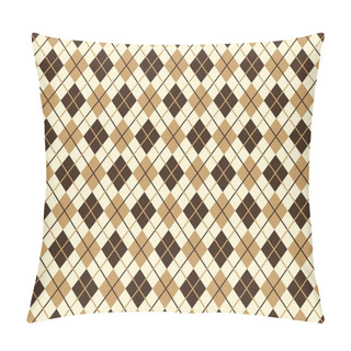 Personality  Diamonds Pattern Brown - Endless Pillow Covers
