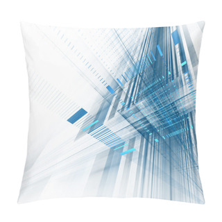 Personality  Abstract Business Science Or Technology Background Pillow Covers