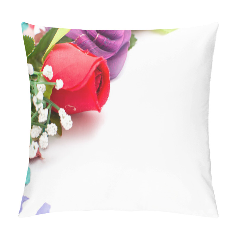 Personality  Flowers, hearts and confetti pillow covers