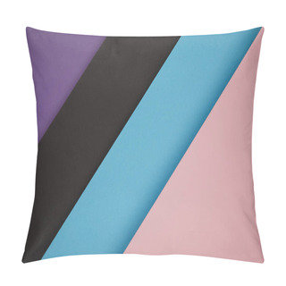 Personality  Abstract Colorful Geometric Background Made From Colored Paper  Pillow Covers