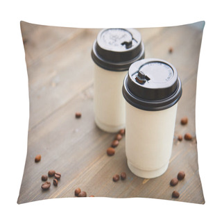 Personality  White Cups Of Coffee Pillow Covers