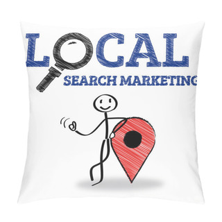 Personality  Local Search Marketing Pillow Covers