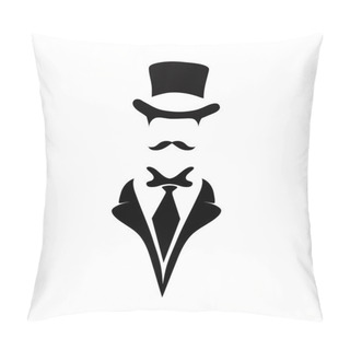 Personality  Icon Of The Gentleman Pillow Covers