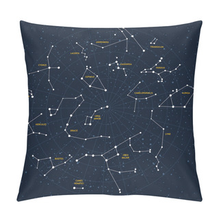 Personality  Sky Map Pillow Covers