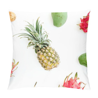 Personality  Mangos, Pineapple, Passion Fruits And Dragon Fruits Pillow Covers