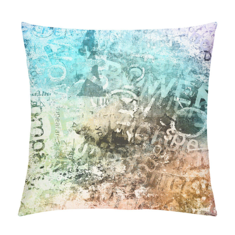 Personality  Grunge colorful background, graffiti wall pillow covers