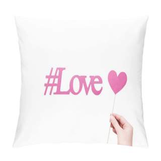 Personality  Love Hashtag With Heart Sign Pillow Covers