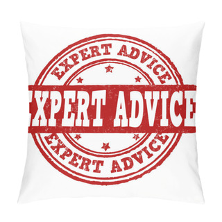 Personality  Expert Advice Stamp Pillow Covers