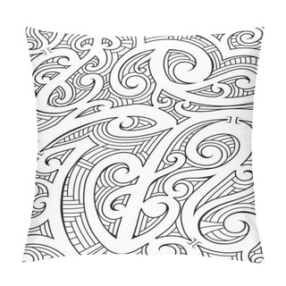 Personality  Maori Style Ornament Pillow Covers