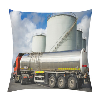 Personality  Truck With Fuel Tank Pillow Covers