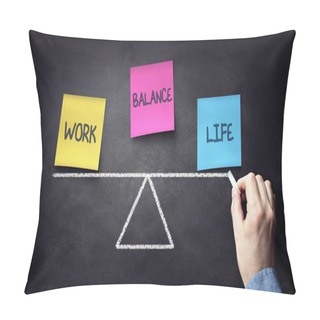 Personality  Work Life Balance Pillow Covers