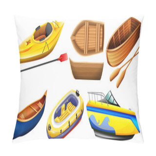 Personality  Different Kind Of Boats Pillow Covers