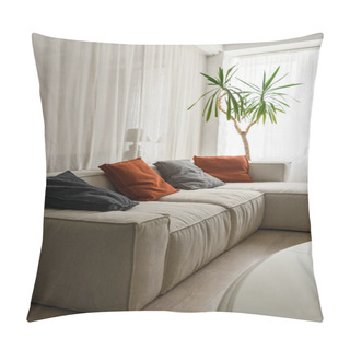 Personality  Soft Pillows On Cozy Sofa In Room Pillow Covers