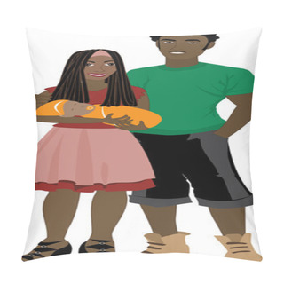 Personality  Family 6 Isolated Pillow Covers