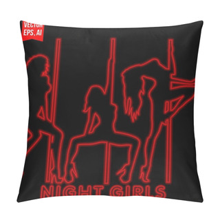Personality  Neon Night Girls Colors Pillow Covers