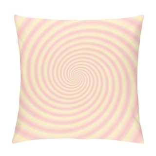 Personality  Colorful Propelelr Makes Funny Abstract Spirals In Warm Colors.  The Psychedelic Helix Pattern. Pillow Covers