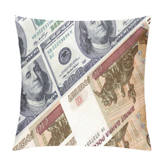 Personality  100 (one Hundred ) Dollars Nd 100 ( One Hundred ) Rubles . Pillow Covers