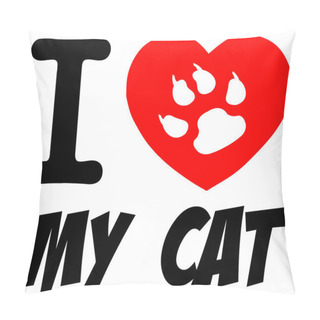 Personality  I Love My Cat Pillow Covers