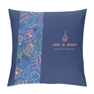 Personality  Birthday Horizontal Seamless Pattern Background Pillow Covers
