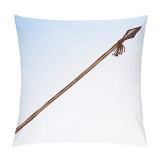 Personality  Spear. Vector Drawing Pillow Covers