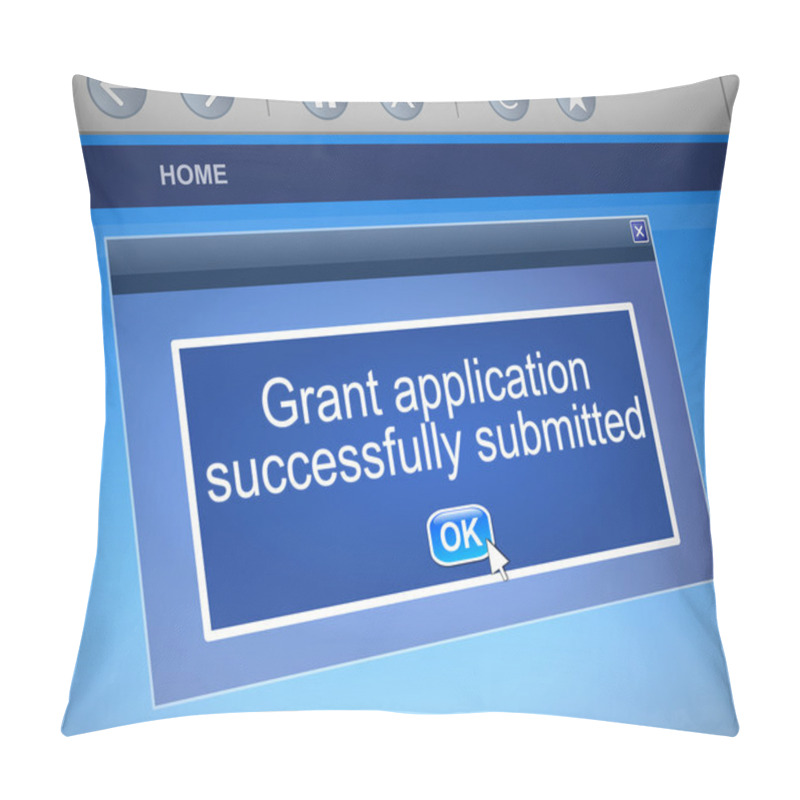 Personality  Grants Application. Pillow Covers