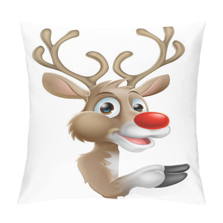 Personality  Cartoon Christmas Reindeer Pillow Covers